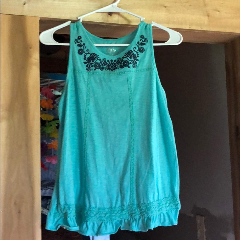 green Justice tank top